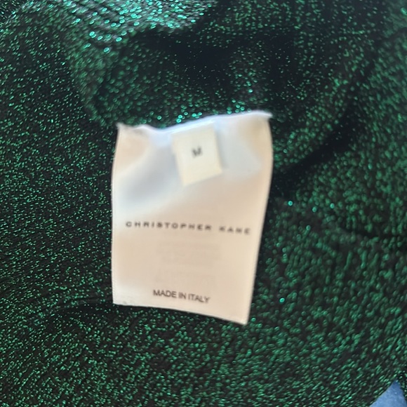 NWT Beautiful Christopher Kane green sparkle sweater. - Picture 8 of 9